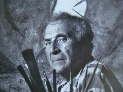 Marc CHAGALL (d’après) - Portrait, 1957 - Photographie offset 2