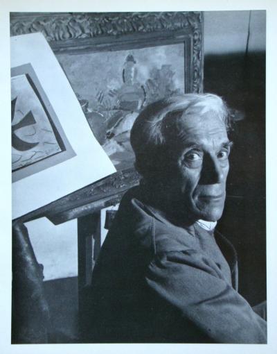 Georges BRAQUE (d'après) - Portrait, 1957 - Photographie offset 2