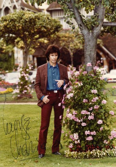 Gérard FOUQUET -  George Chakiris, Année 70, autographe original sur le tirage d'époque, cachet de l’auteur au dos 2