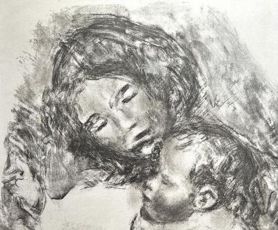 Pierre-Auguste RENOIR - Maternité, Lithographie originale 2