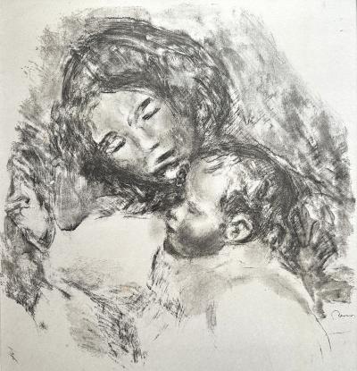 Pierre-Auguste RENOIR - Maternité, Lithographie originale 2