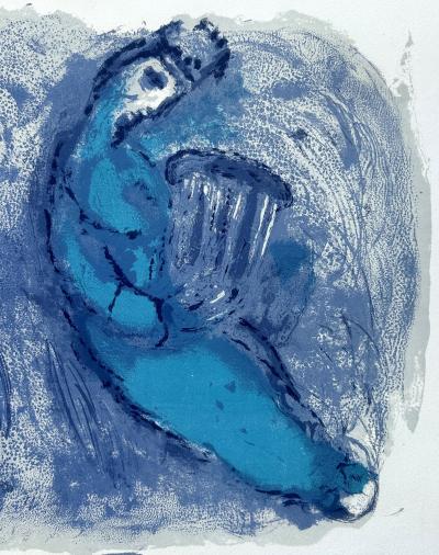 Marc CHAGALL - Le Roi David, 1956 - Lithographie originale 2