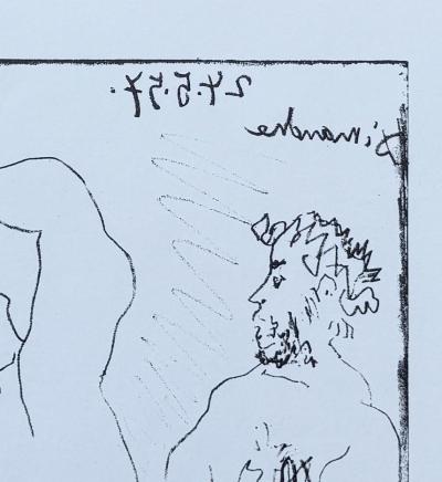 Pablo Picasso - La danse des faunes, lithographie signée planche 2