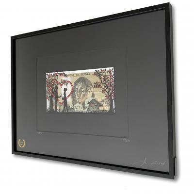 Cisco - love, 2026 - Acrylique sur billet 2