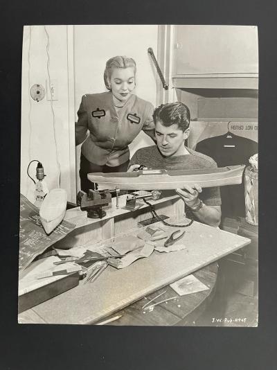 JW Pub - Jane Wyman and Sanzo Mari 1940 - Silver print 2