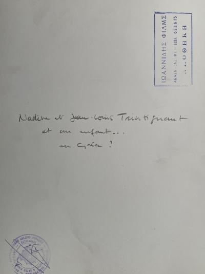 Nadine et Jean-Louis Trintignant  - Tirage argentique 2