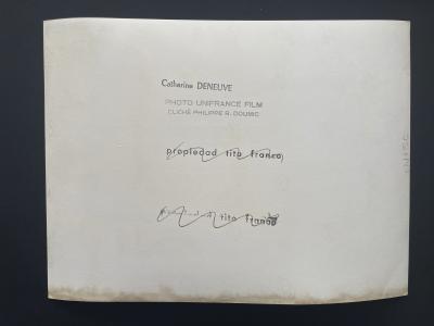 Philippe R. Doumic -Catherine Deneuve - Tirage argentique 2