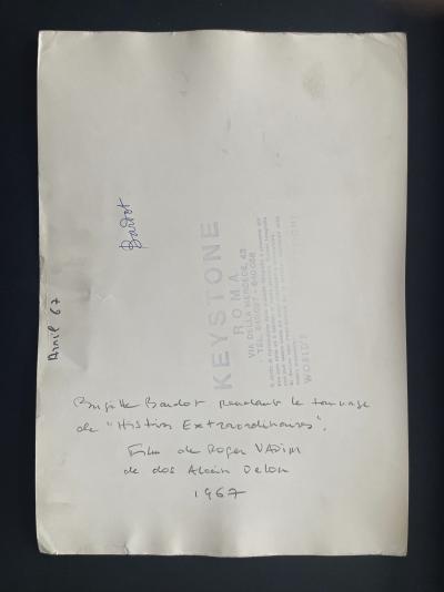 Anonyme - Brigitte Bardot - Histoires extraordinaires 1967 - Tirage argentique 2