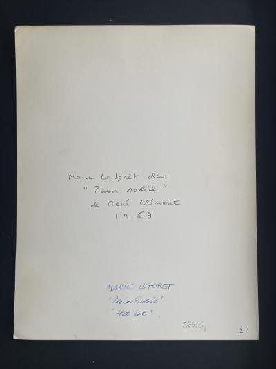 Anonyme - Marie Laforêt 1959 - Tirage argentique 2