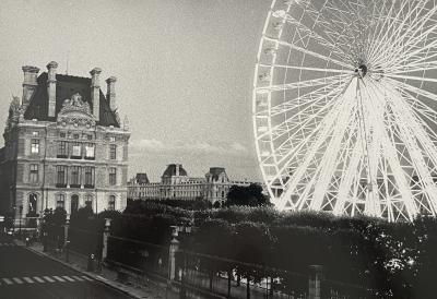 Michel Giniès - La Grande Roue aux Tuileries - Tirage argentique 2