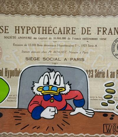 WO$h - Sans titre -  2023 - Feutres Posca sur papier - Signé 2