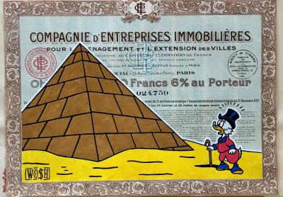 WO$h - Sans titre -  2023 - Feutres Posca sur papier - Signé 2