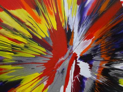 DAMIEN HIRST Requiem, Spin Painting, 2009, unique 2
