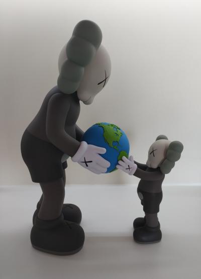 Kaws - Skeleton Board Cut out Ornament Bones (Pink), 2021
