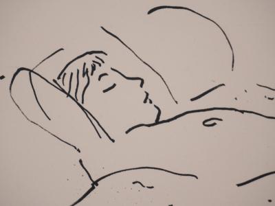 Albert MARQUET- Entre ses jambes, 1925 - Lithographie originale signée 1