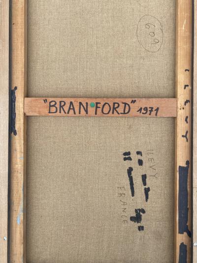 Isadore Lévy - Branford 1971 - Huile sur toile 2