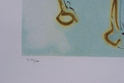 Salvador DALI (d’après) : Le Picador, Lithographie signée 2