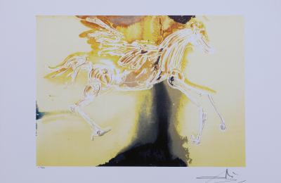 Salvador DALI (after): Pegasus, Signed lithograph, 500 copies 2
