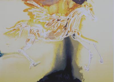 Salvador DALI (after): Pegasus, Signed lithograph, 500 copies 2