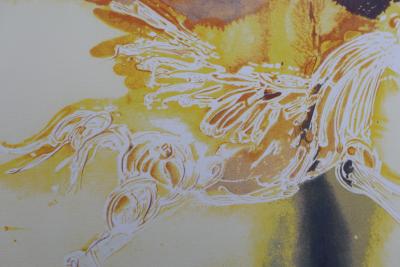 Salvador DALI (after): Pegasus, Signed lithograph, 500 copies 2