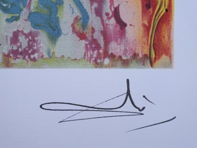Salvador DALI (d’après) : Saint Georges, Lithographie signée, 500ex 2