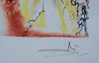 Salvador DALI (d’après) : Lady Godiva, Lithographie signée, 500ex 2