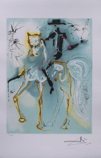 Salvador DALI (d’après) : Le Picador, Lithographie signée, 500ex