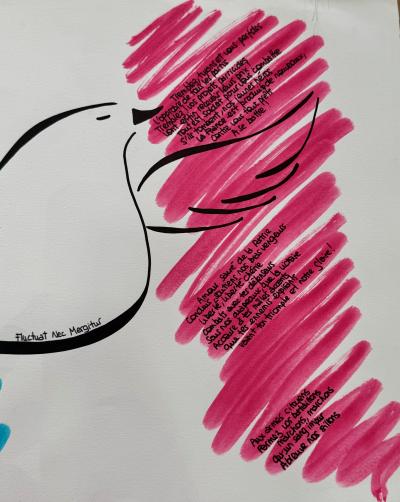 KLG - Sans titre - 2020 - Technique mixte sur papier - Signée 2
