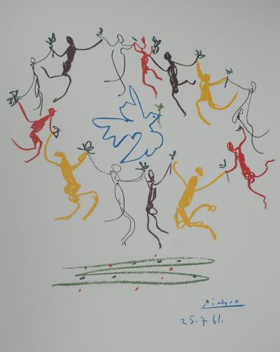 Pablo PICASSO : Ronde de la jeunesse - Lithographie signée 2