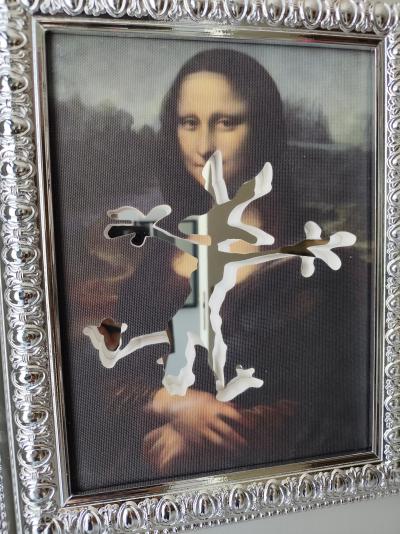 Sagrasse - I’m Sorry Mona Lisa - Résine et poudre de marbre 2
