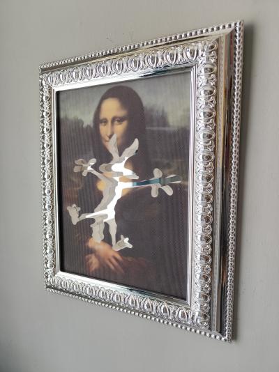 Sagrasse - I’m Sorry Mona Lisa - Résine et poudre de marbre 2