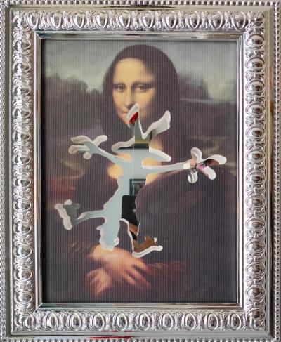 Sagrasse - I’m Sorry Mona Lisa - Résine et poudre de marbre 2