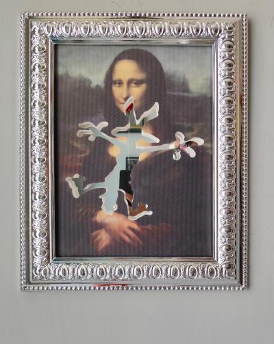 Sagrasse - I’m Sorry Mona Lisa - Résine et poudre de marbre 2