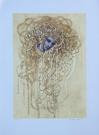 Jean-Paul CLEREN - Chevelure d’or -  Lithographie Originale  signée 2