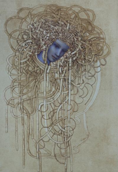 Jean-Paul CLEREN - Chevelure d’or -  Lithographie Originale  signée 2