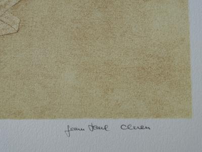 Jean-Paul CLEREN - Chevelure d’or -  Lithographie Originale  signée 2