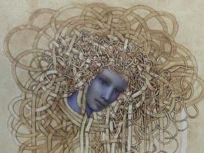 Jean-Paul CLEREN - Chevelure d’or -  Lithographie Originale  signée 2