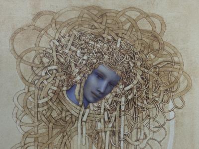 Jean-Paul CLEREN - Chevelure d’or -  Lithographie Originale  signée 2