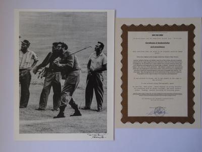 Alberto Korda (1928-2001), Fidel Castro, 1960, hand signed 2