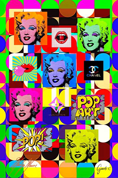 Gaudi .C - Marilyn-60-s-pop-art, 2025 2