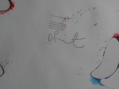 DAMIEN HIRST Shark  Spin Painting, 2009, unique 2