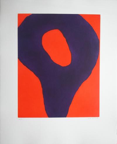 Didier Guth - Goutte Violette, aquatinte originale - signée et numérotée 2