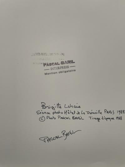 Pascal Baril -Brigitte Lahaie 1988 - Tirage argentique 2
