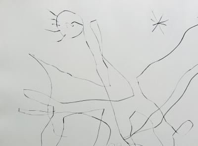 Joan MIRO - Flux de l'aimant, 1964 - Pointe-sèche originale signée au crayon 2