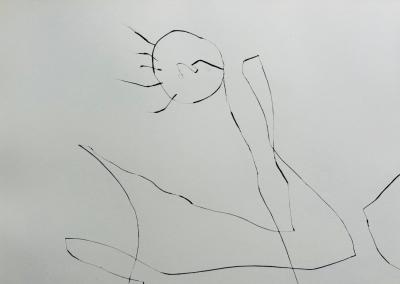 Joan MIRO - Flux de l'aimant, 1964 - Pointe-sèche originale signée au crayon 2