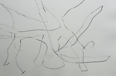 Joan MIRO - Flux de l'aimant, 1964 - Pointe-sèche originale signée au crayon 2