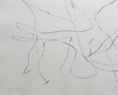Joan MIRO - Flux de l'aimant, 1964 - Pointe-sèche originale signée au crayon 2