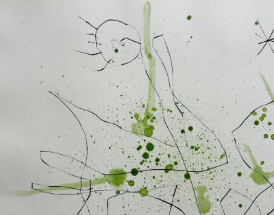 Joan MIRO - Flux de l’aimant, 1964 - Pointe-sèche et aquatinte originale signée au crayon 2