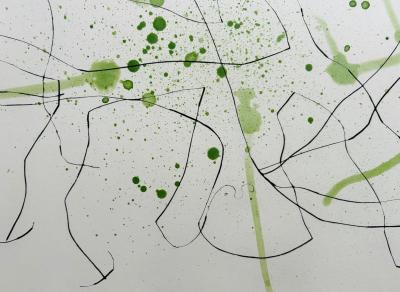 Joan MIRO - Flux de l’aimant, 1964 - Pointe-sèche et aquatinte originale signée au crayon 2