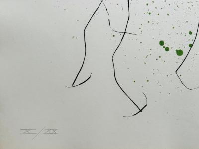 Joan MIRO - Flux de l’aimant, 1964 - Pointe-sèche et aquatinte originale signée au crayon 2